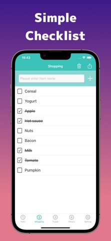 Simple Checklist Widget Screenshot 1 of 3
