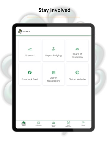 Freedom Area School District iPad screenshot