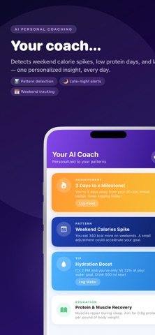 WellFit: AI食物扫描 卡路里 运动训练 screenshot