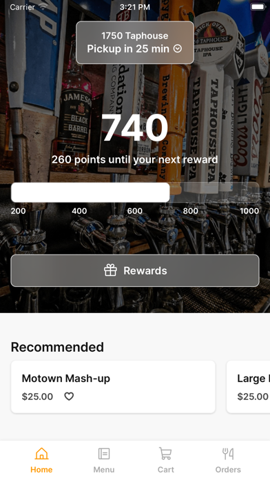 1750 Taphouse iPhone screenshot 1 - Food & Drink app