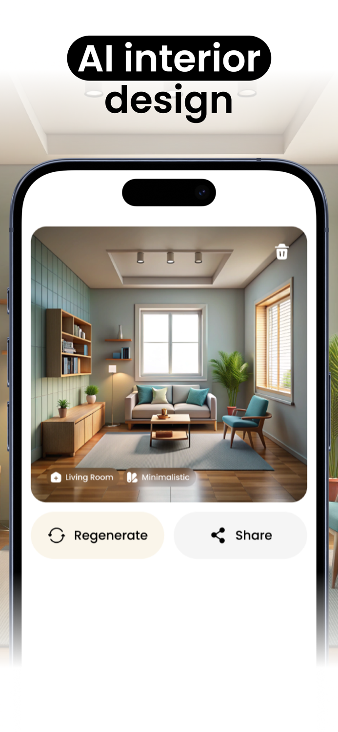 Interior design by Home AI