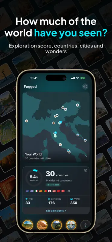 Fogged: Travel Photo Map screenshot 4 of 6