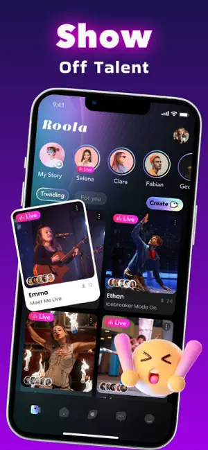 Roola - Talk Live, Community screenshot 1