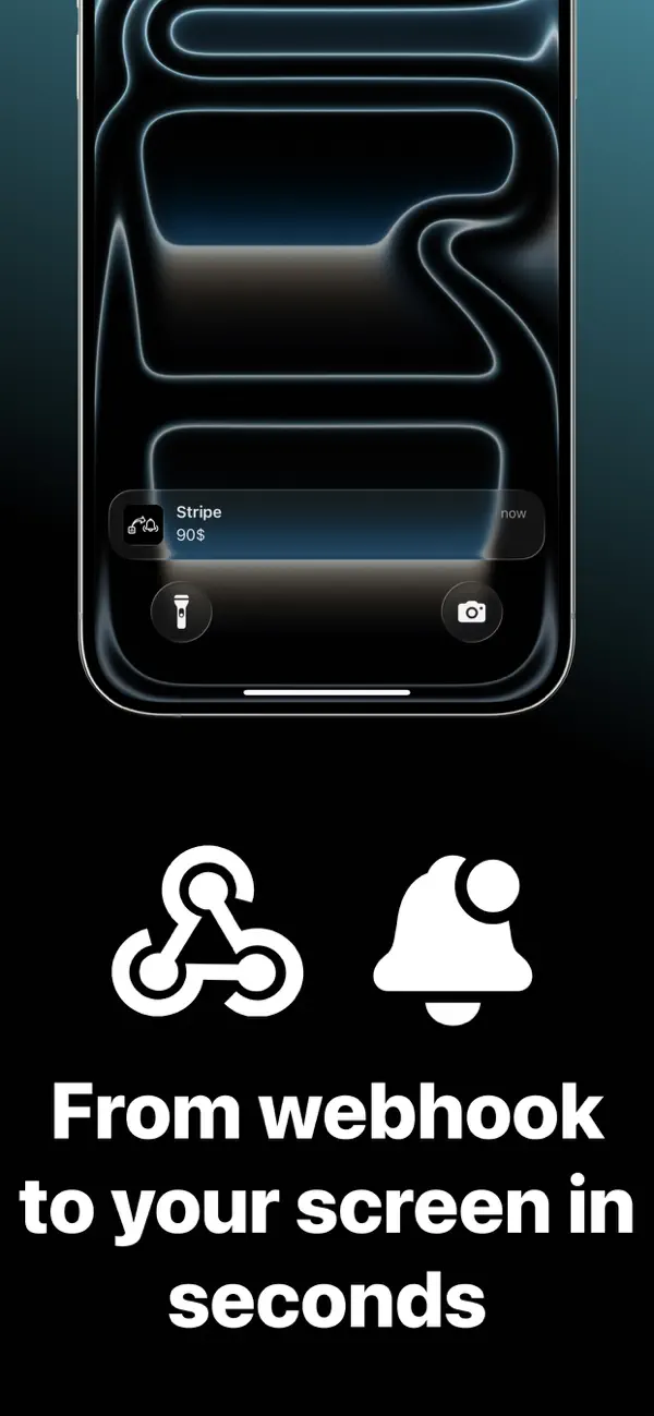 #2. PushHook - Webhook Alerts App (iOS) بواسطة: Mohammed Alsaleh