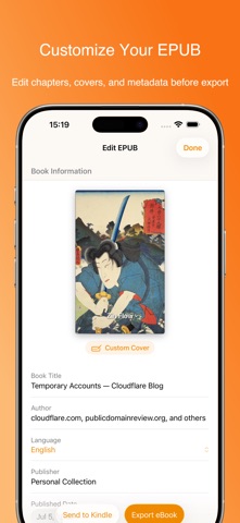 Zin Flow: Web to EPUB Screenshot 5 of 5
