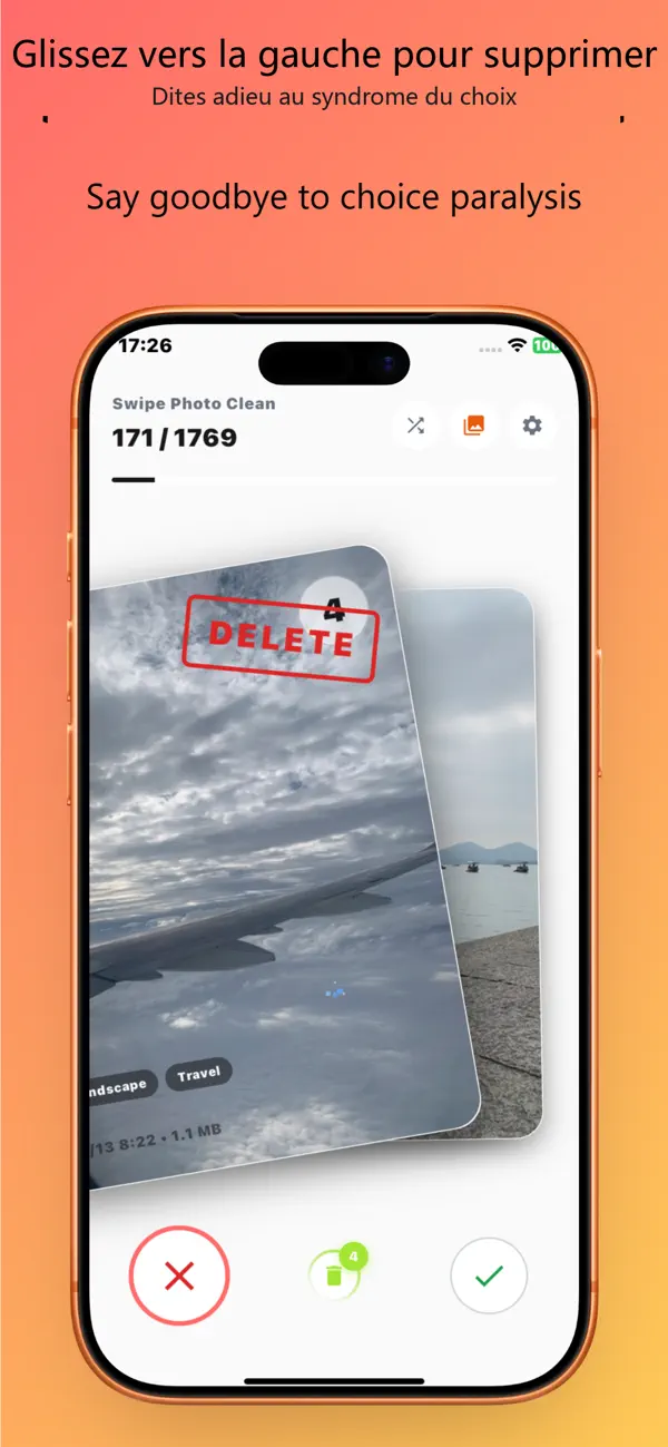 Screenshot #2 pour Nettoyage de Photos Glissant