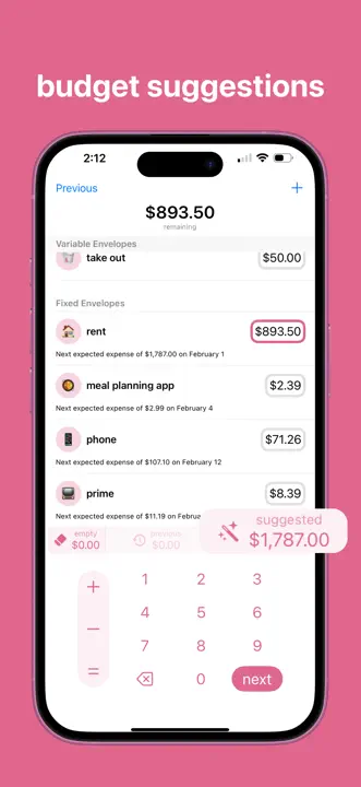 Budget Bestie : capture d’écran 5 sur 10