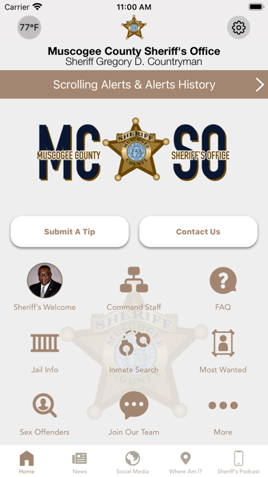Muscogee County Sheriff Screenshot
