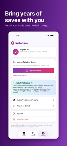InstaSave: Saved Reels Manager Screenshot 4 of 4
