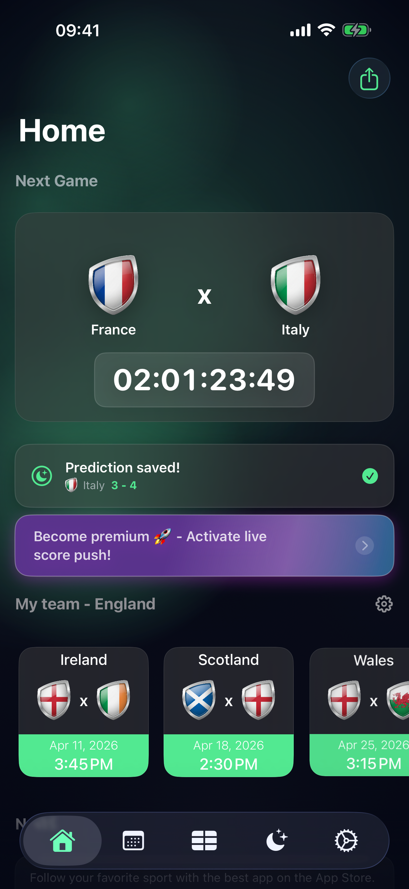 6 Nations - Rugby Scores Live
