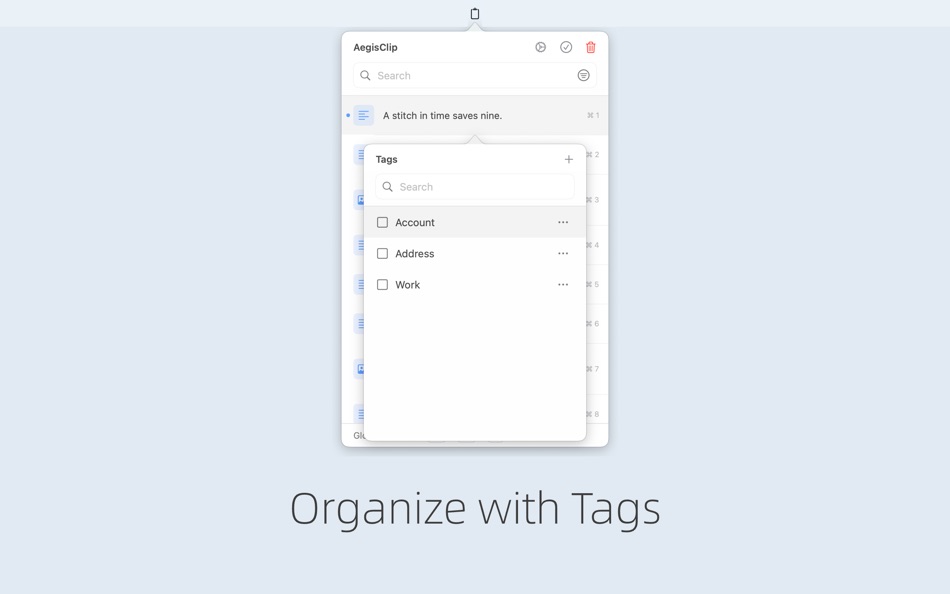 #8. AegisClip - Minimal Clip (macOS) By: 江涛 吴