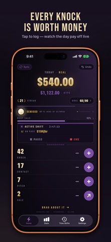Olympus: Sales Tracker iPhone screenshot