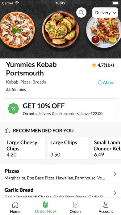 Yummies Kebab Portsmouth Screenshot