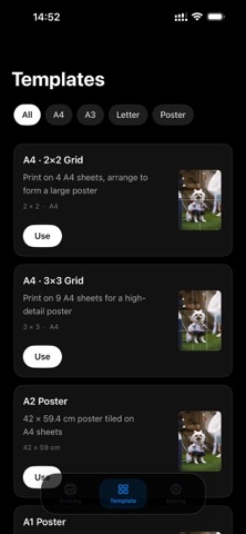 Poster Printer: Tile Print iPhone screenshot