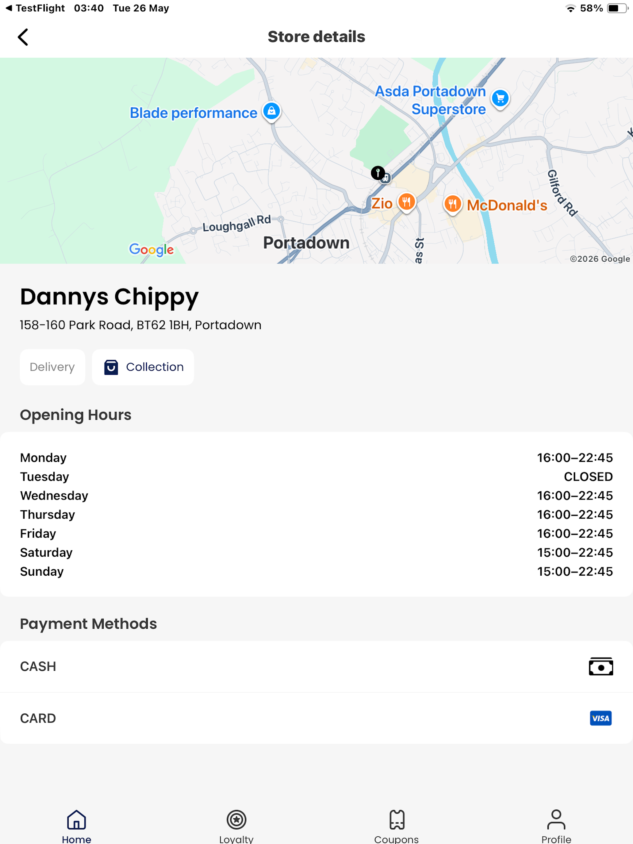Danny’s Chippy Portadown screenshot 8