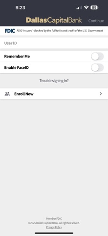 App screenshot