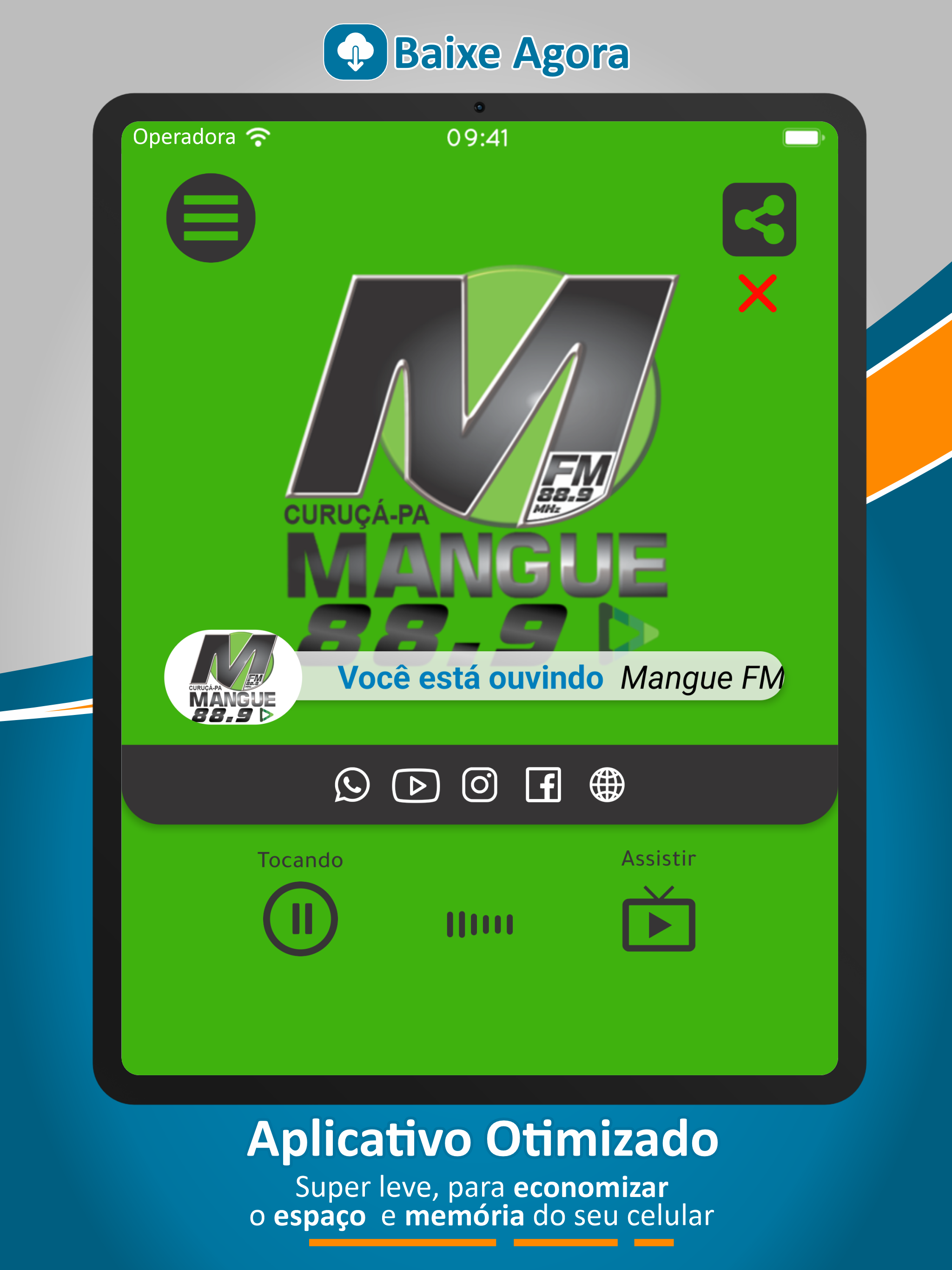 Mangue FM - 88.9 MHz