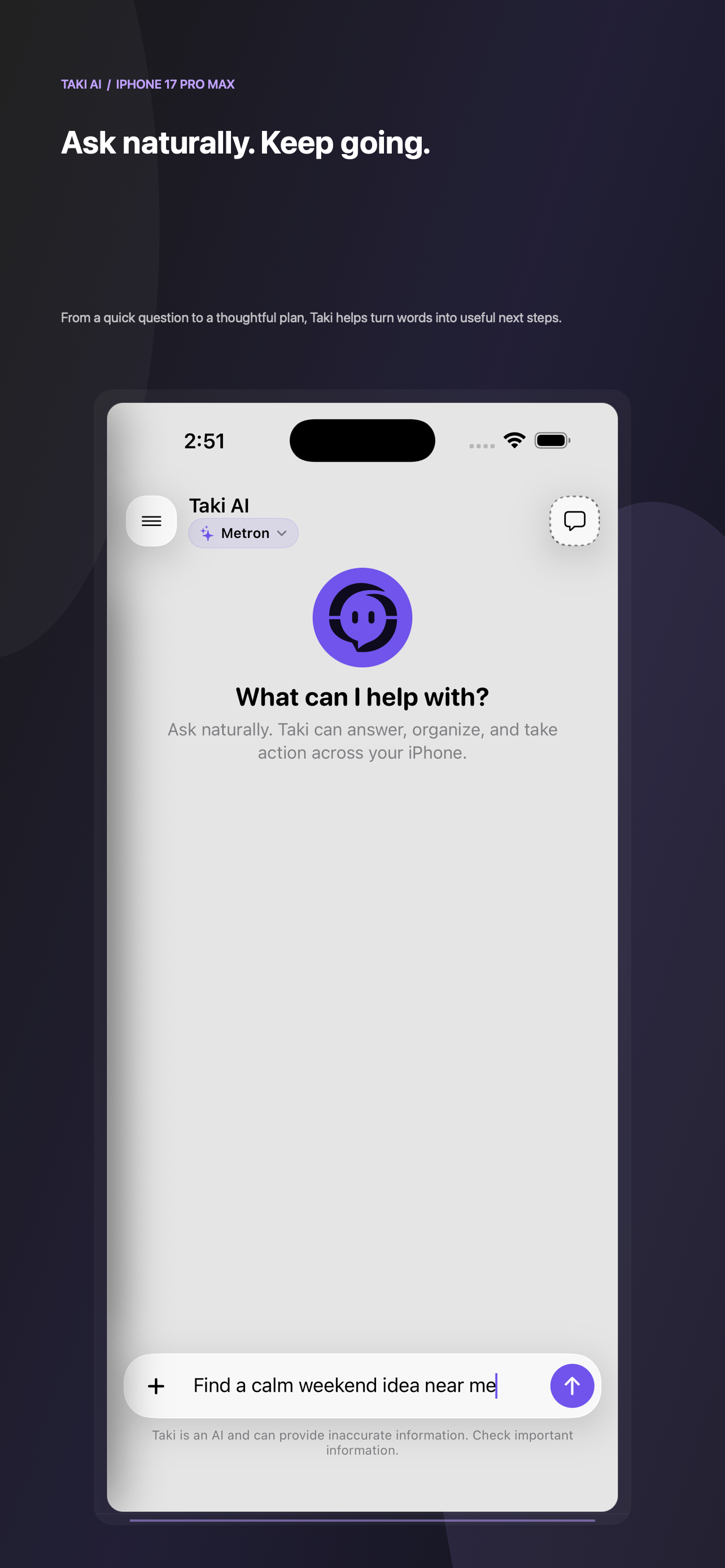 Taki AI Assistant screenshot 3