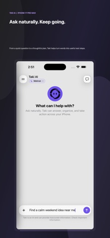 Taki AI Assistant Screenshot 3 of 5