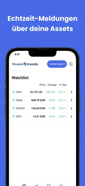 Finanztrends screenshot 2