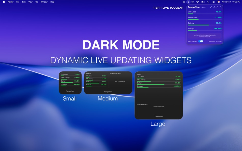 #4. TempsNow (macOS) Podle: ROHAN RAMESH IYER