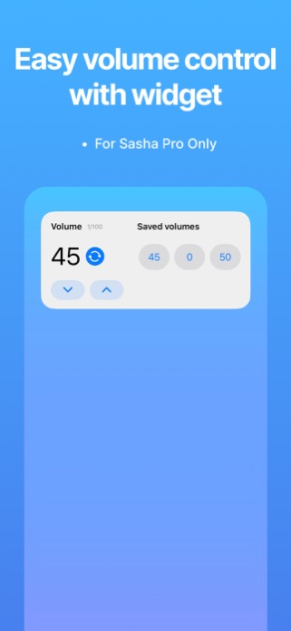 Sasha Volume Control Screenshot 3 of 4