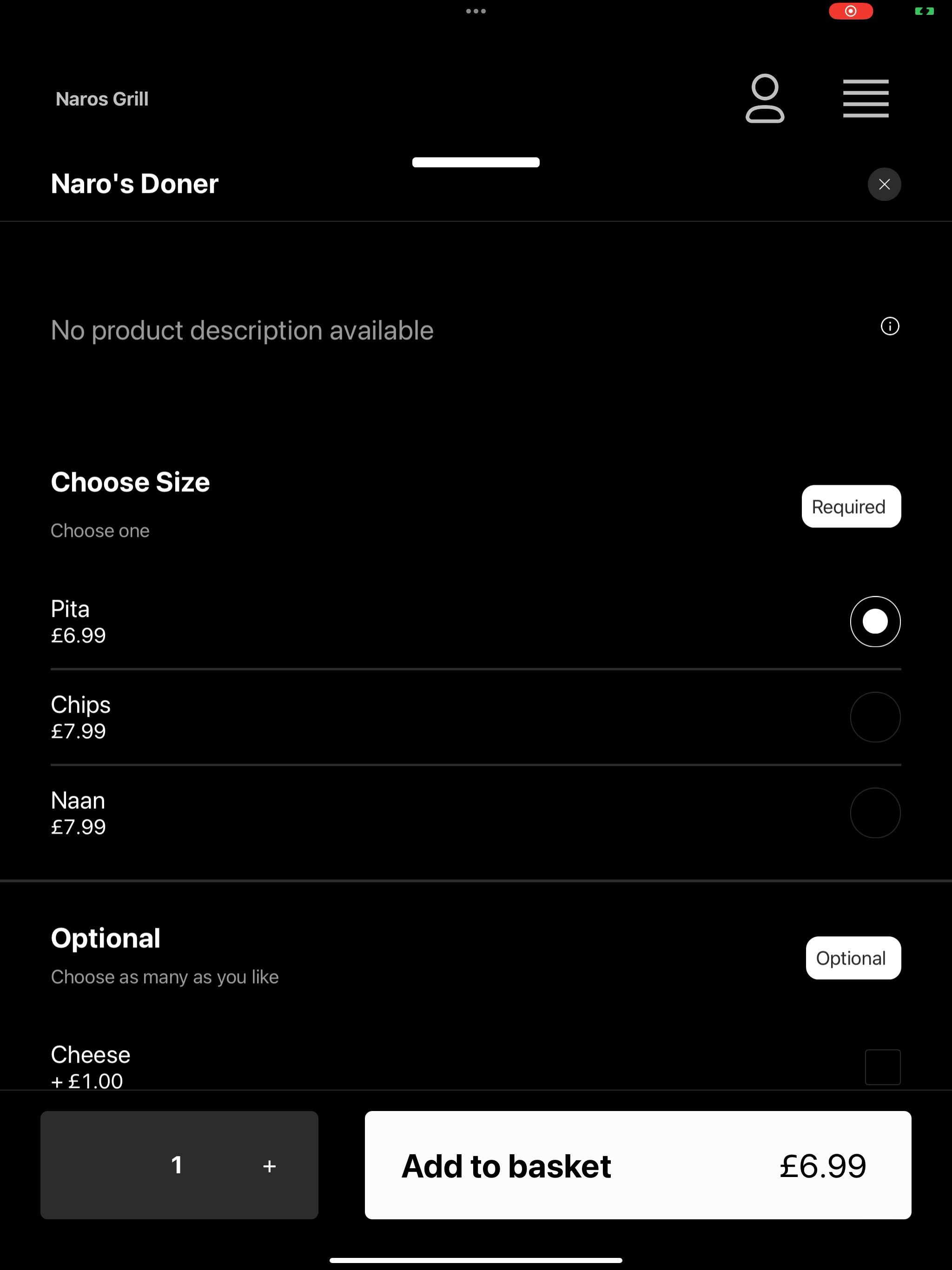 Naros Grill screenshot 16