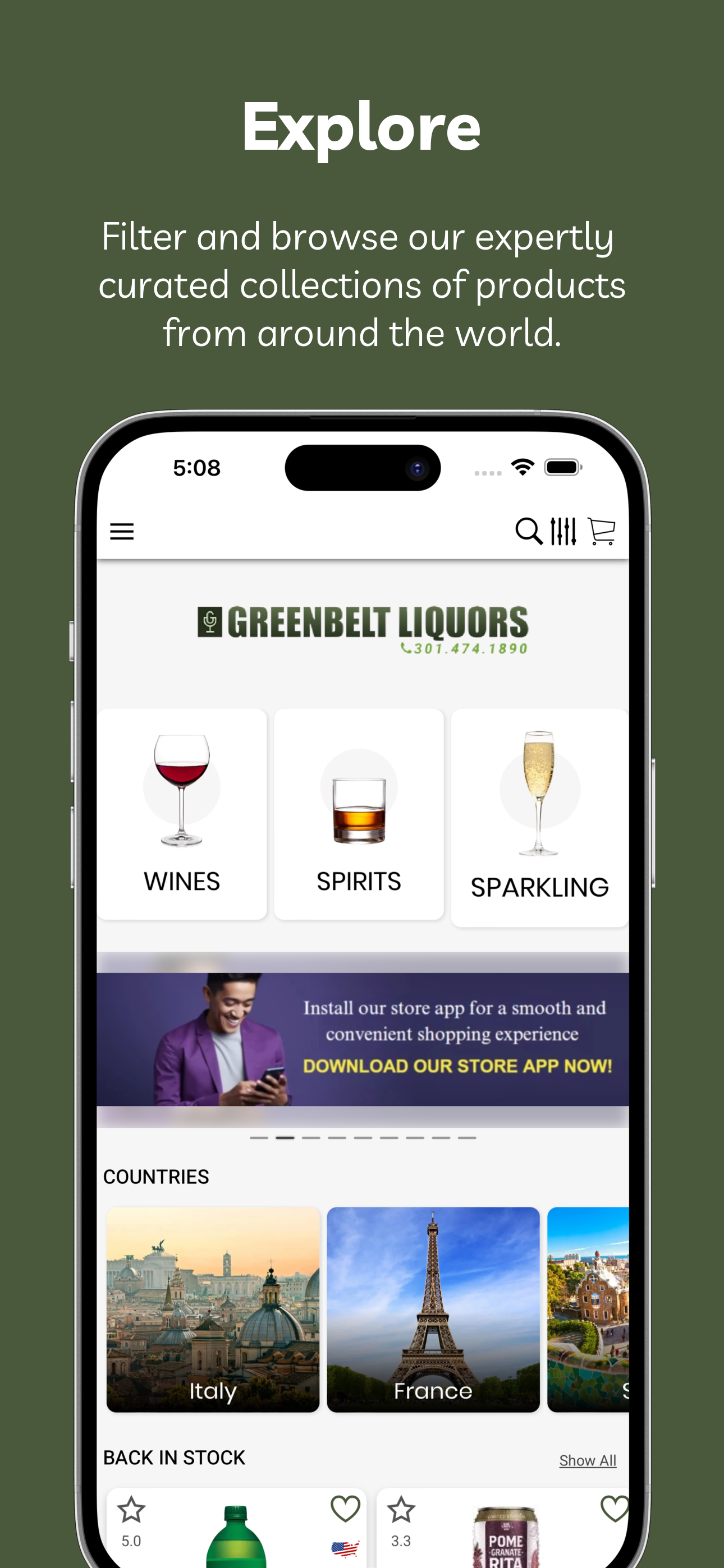 Greenbelt Liquors screenshot 1