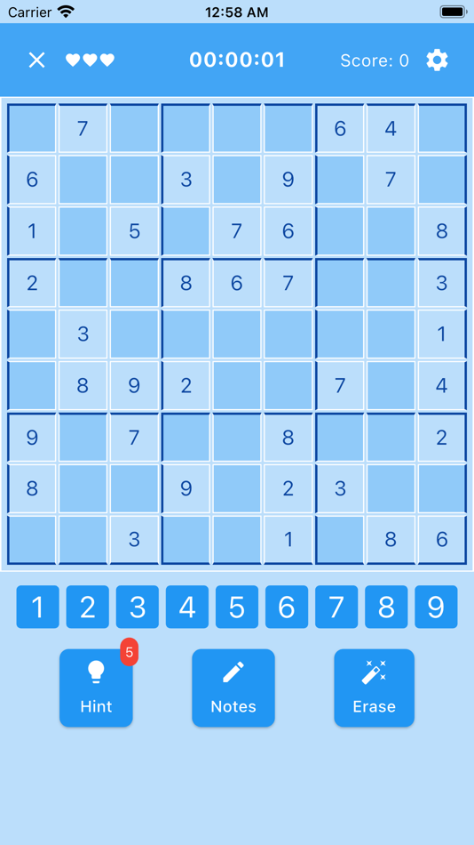 #6. Sudoku Relax Time (iOS) Podle: Tien Le