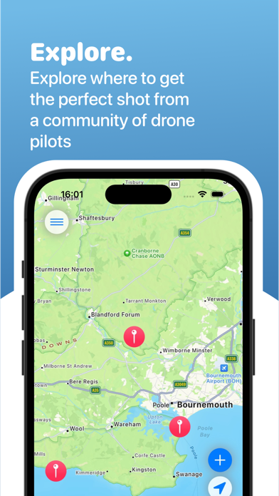 Drone Map: Area Spots Finder Screenshot