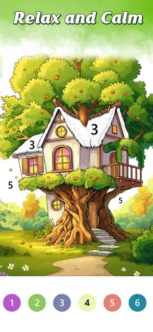 Whimsical House Coloring Book screenshot 3