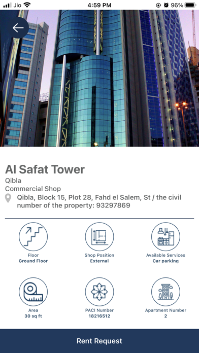 Wafra Real Estate Screenshot