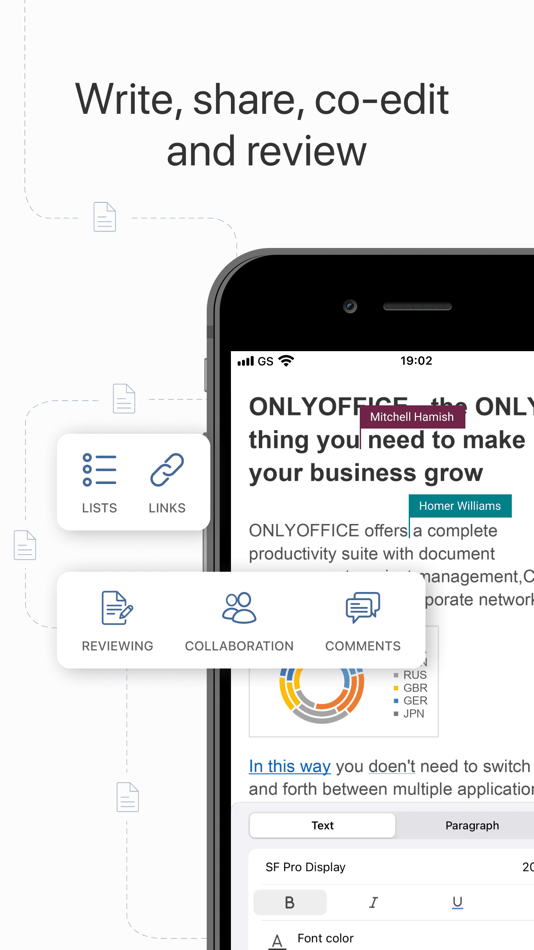 #2. ONLYOFFICE Documents (iOS) 由: Ascensio System SIA