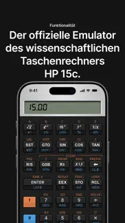 hp 15c wissenschaft. rechner iphone bildschirmfoto 1