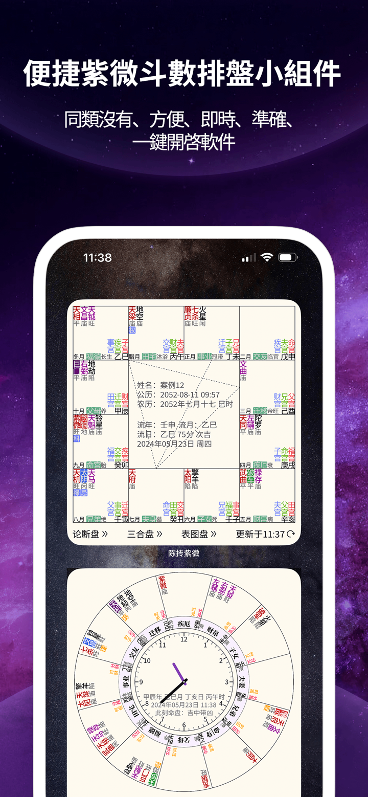 陳摶紫微斗數排盤 screenshot 4