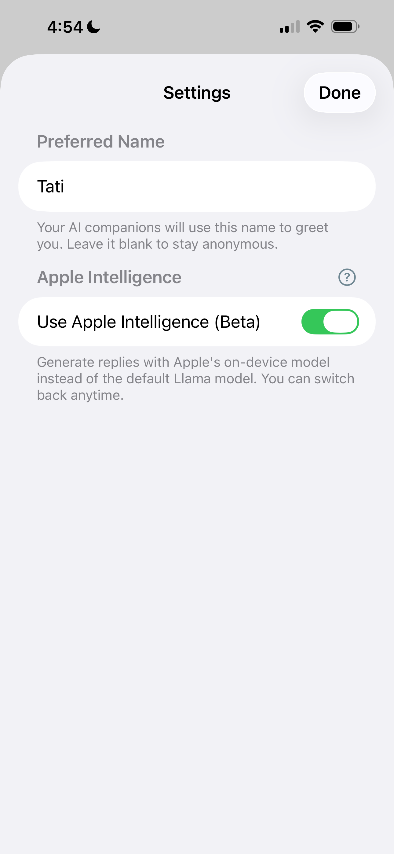 Razmova: Private AI Chat screenshot 5