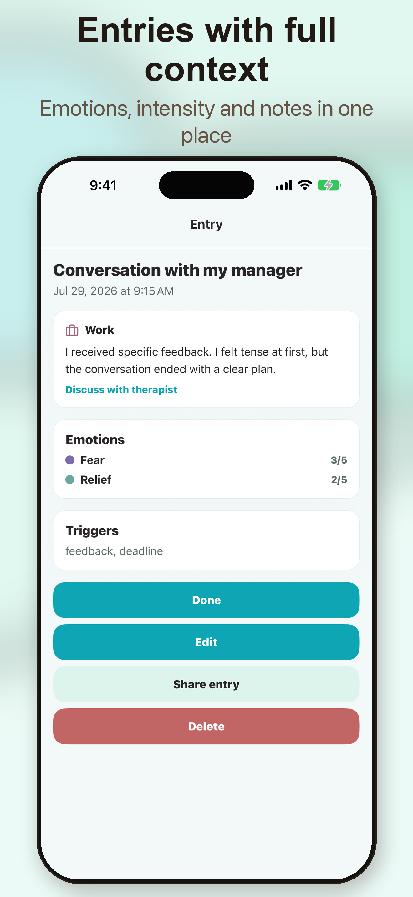 Echo: Emotion Journal screenshot 5