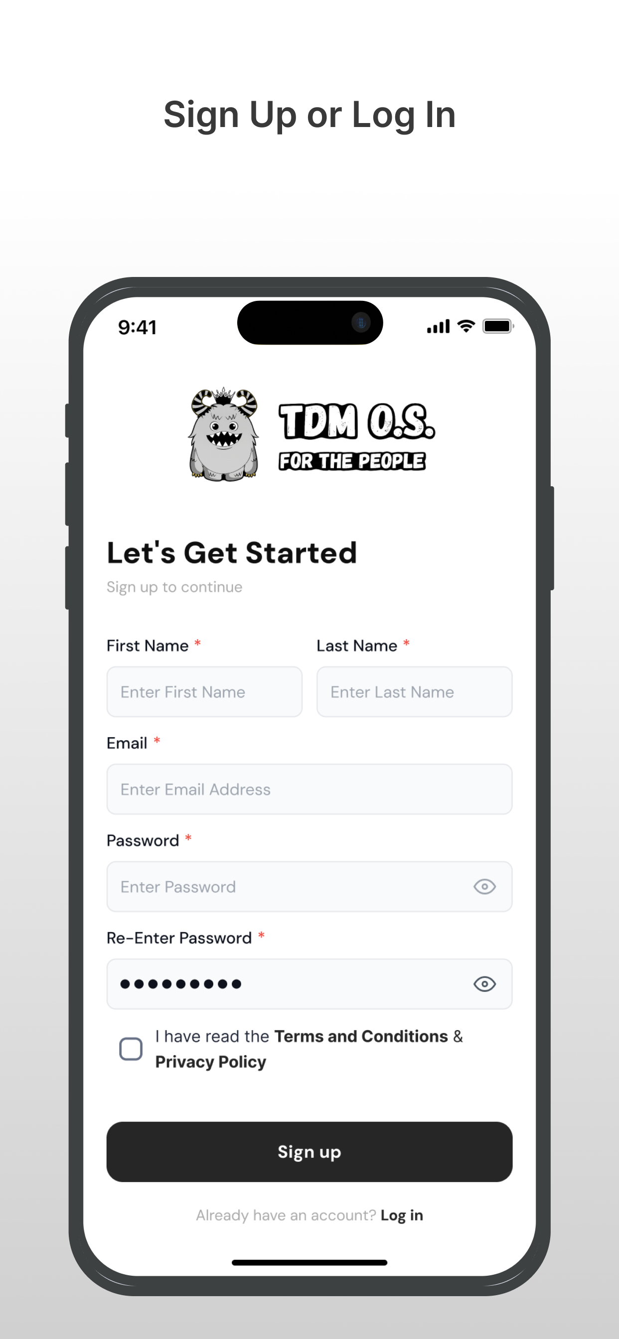 TDM OS screenshot 2