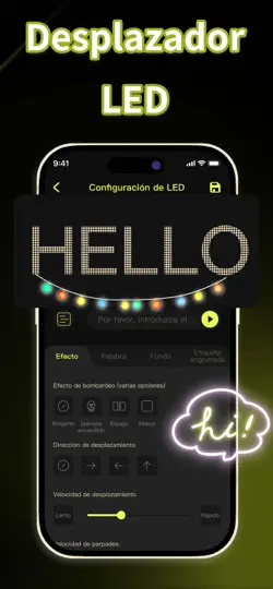 Captura de pantalla de Letrero LED Scroller Banner en iPhone 2