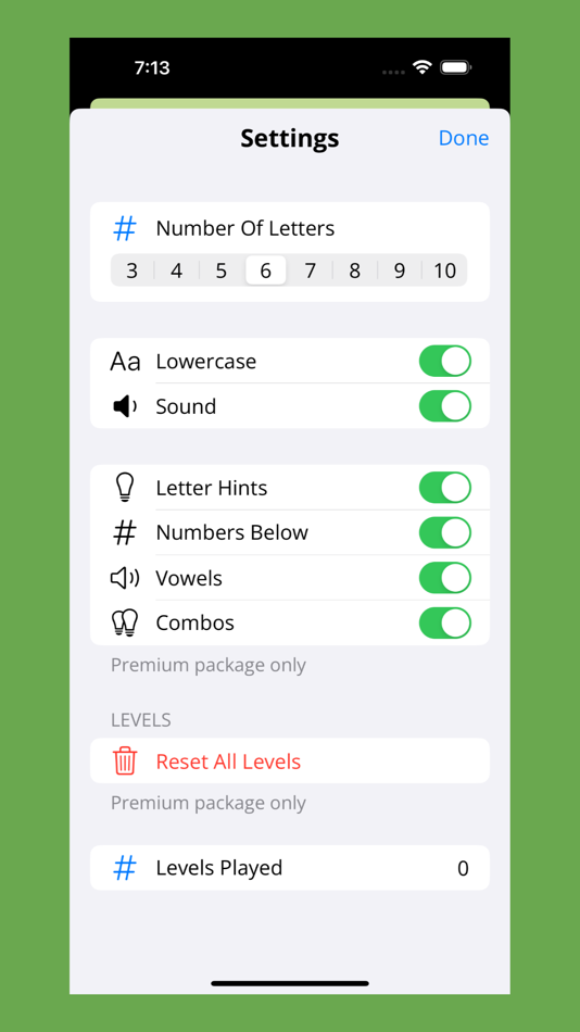 #3. Longdle - Word Guessing Game (iOS) Av: Tiger Ng