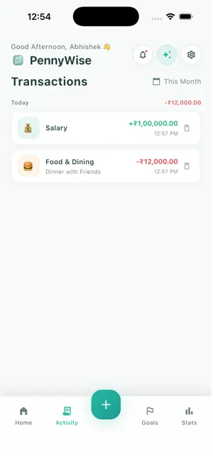 Pennywise: AI Expense Tracker screenshot 4