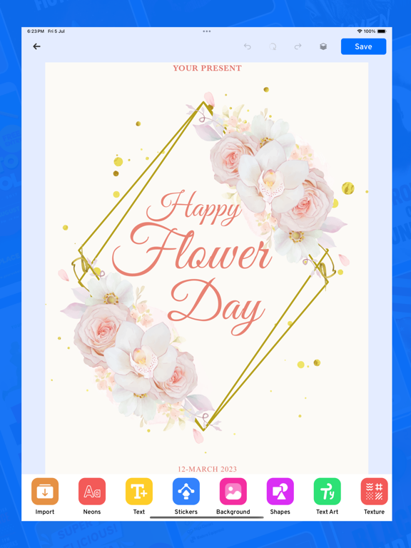 Poster Maker: & Flyer Maker iPad screenshot 10 - Graphics & Design app