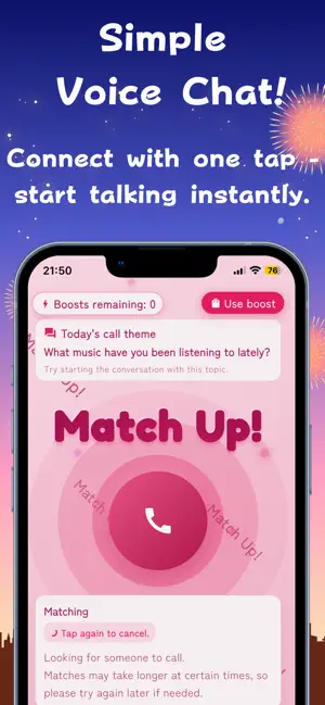 Simple Voice Chat - MatchUp! screenshot 1