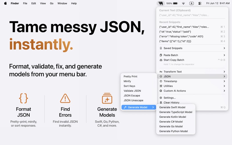 Camel — Developer Text Tools screenshot