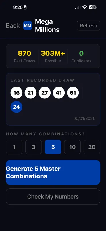 Lotto Master Pro screenshot 3 of 5