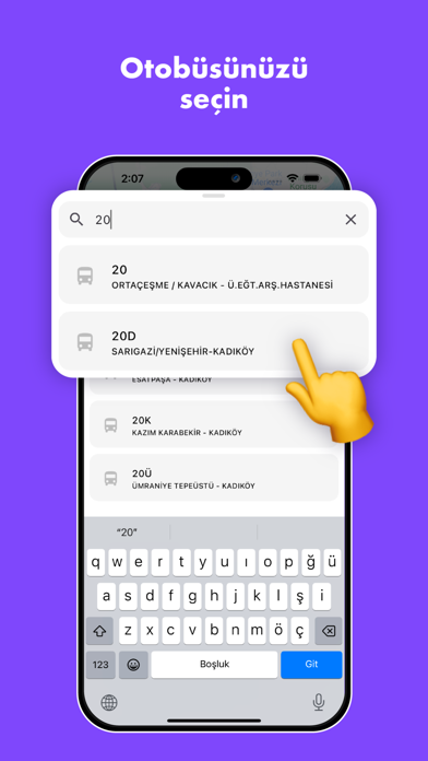 Otobüs Go - Izmir Transport iPhone screenshot 6 - Navigation app