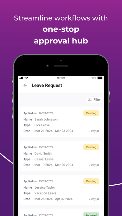Screenshot 4 of ERADA HRMS App