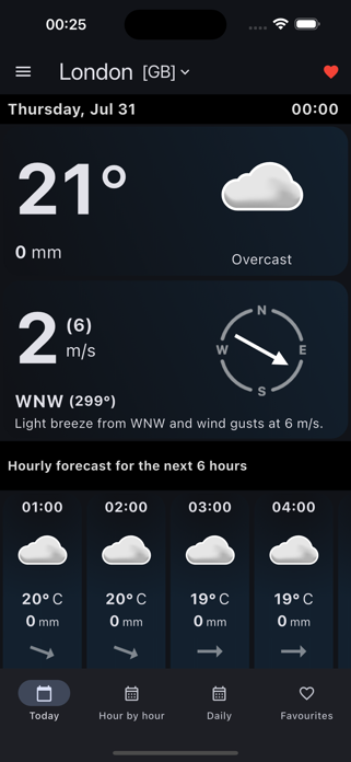 Sol: Weather app Screenshot 1 of 5