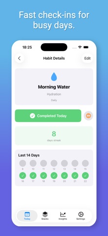 Habit Stack - Self Care screenshot