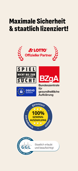 LOTTO & Eurojackpot spielen Screenshot